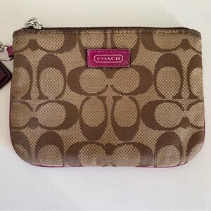 Vintage Coach Signature Small Wristlet Y2K